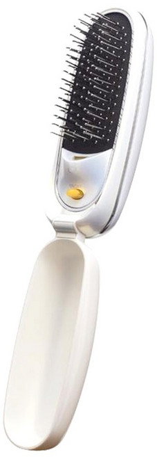 KOIZUMI KBE-G500 音波負離子摺疊便攜式充電按摩梳, 白, 1個