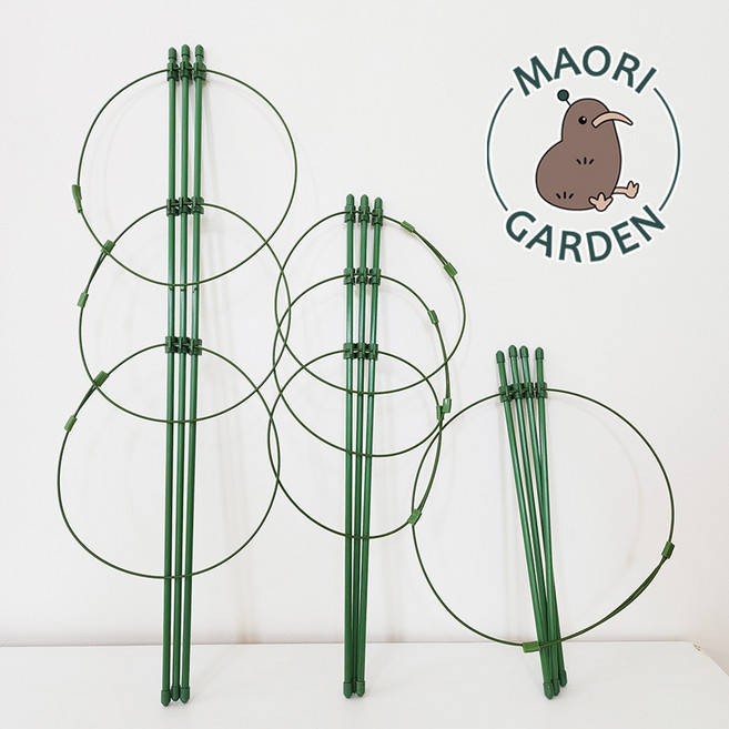 원형 식물지지대 울타리 꽃지지대 지주대 토마토 화초 화분 넝쿨 덩쿨 2개입 대성식물, 45cm