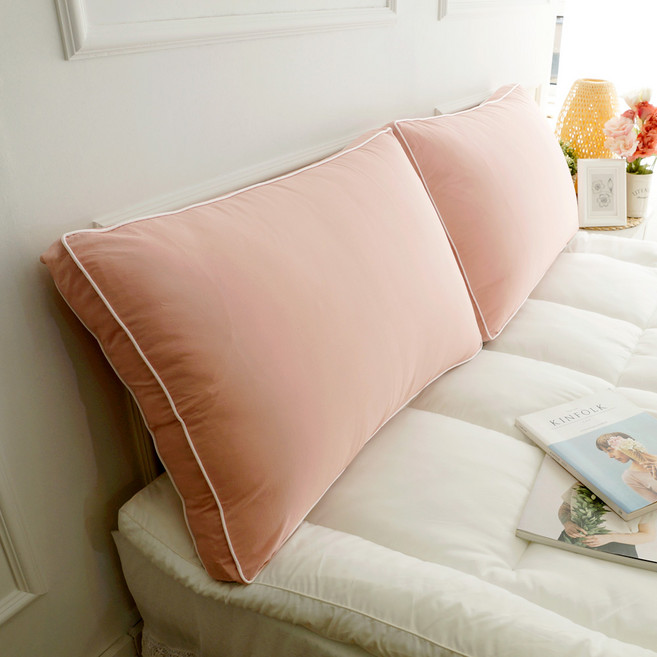 바이오워싱 침대헤드쿠션 (4colors) [솜포함], 인디언핑크