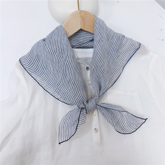 봄 여름 가을 여성 머플러 가볍고 통기성 좋은 내추럴 컬러감 패션 린넨 미니 스카프