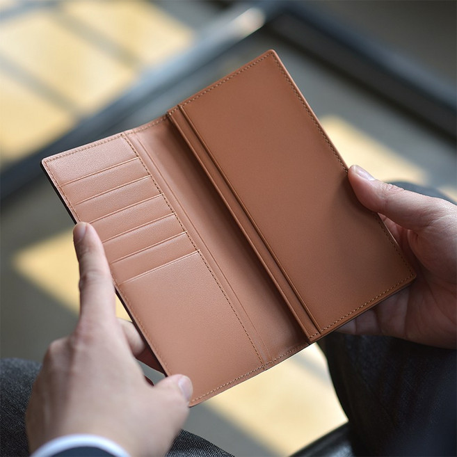 천연 소가죽 남자 장지갑 TANNED CAMEL