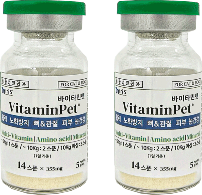 바이타민펫 종합비타민 아미노산 미네랄 활력증진 노화방지 관절 피부 눈건강, 2개, 비타민, 14회분