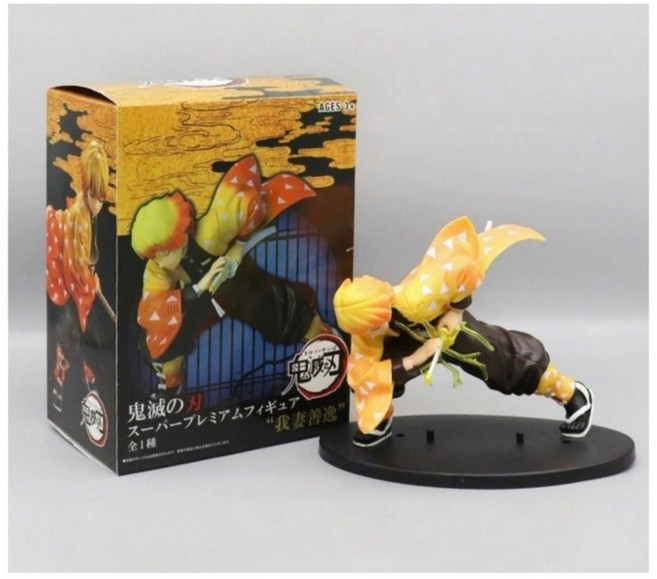 귀칼 캐릭터 피규어 선택형 + 컬러 정품 박스로 제공됩니다 탄지로 / 젠이츠 / 렌고쿠, 03, 1개