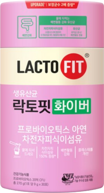 락토핏 화이버 유산균 30p, 1개, 270g