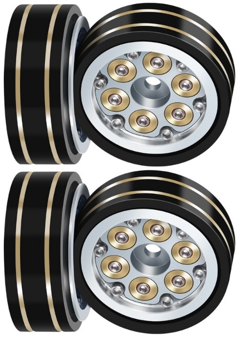 원격 제어 크롤러용 휠 타이어 필요 부품 비드락 휠 타이어