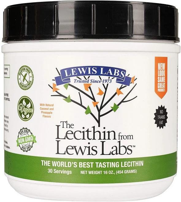 Lewis Labs 루이스랩스 대두 레시틴 효능 과립 분말 파우더 (454 g), 454g, 1개 - 쿠팡