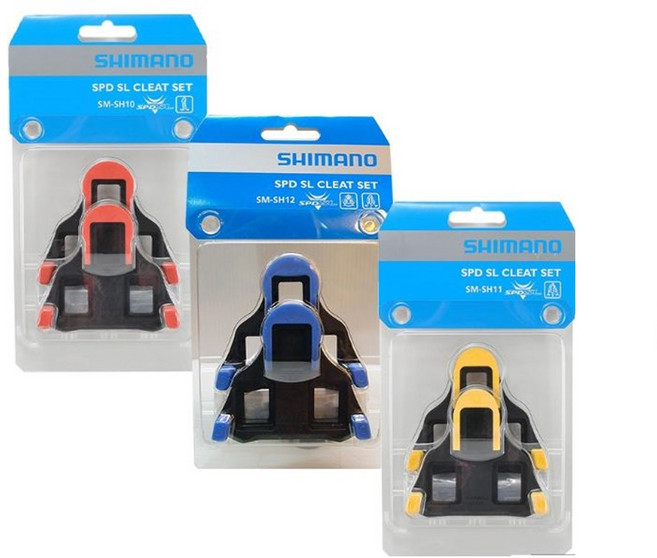 시마노 로드 페달 클릿 SM-SH10 SM-SH11 SM-SH12 로드클릿, 1개, sh11(노랑)