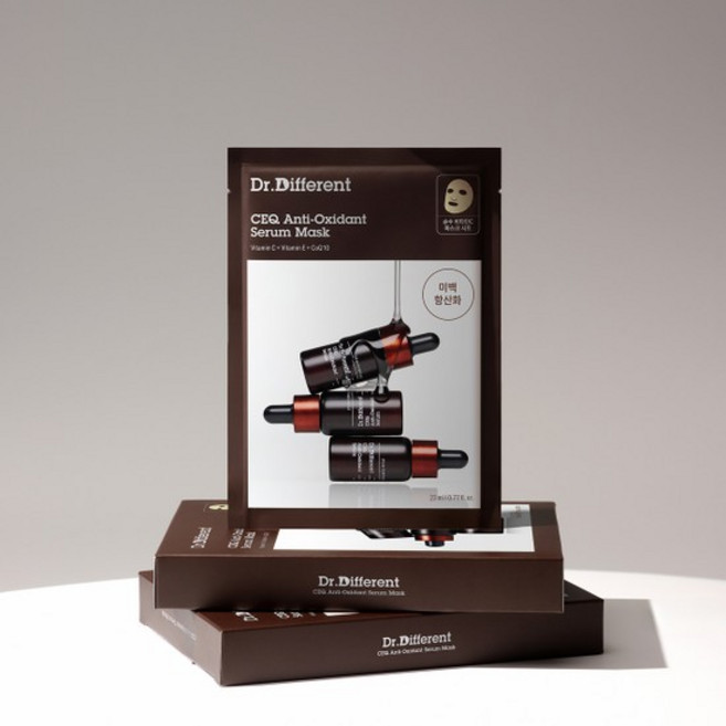 [항산화/잡티/미백] CEQ안티옥시던트 세럼 마스크 1박스(5매입), 없음
