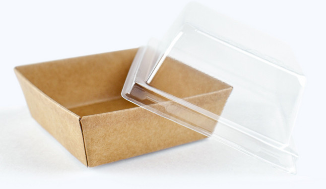 DRP 정사각 미니 디저트 에그타르트 떡포장 종이용기 DRP 28호 크라프트 세트 65x65x25mm