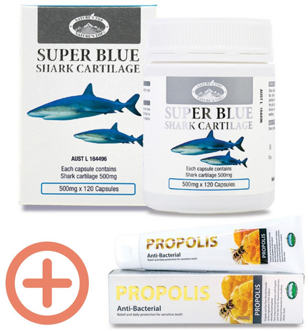 네이처스탑 슈퍼 청상어 연골 500mg 120캡슐 (4개월분) 상어연골 어골 추출물 호주, 120정, 1개