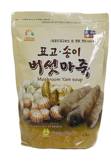 [삼화상사] 표고송이버섯마죽 1.5 kg 1 봉지, 1.5kg, 1개