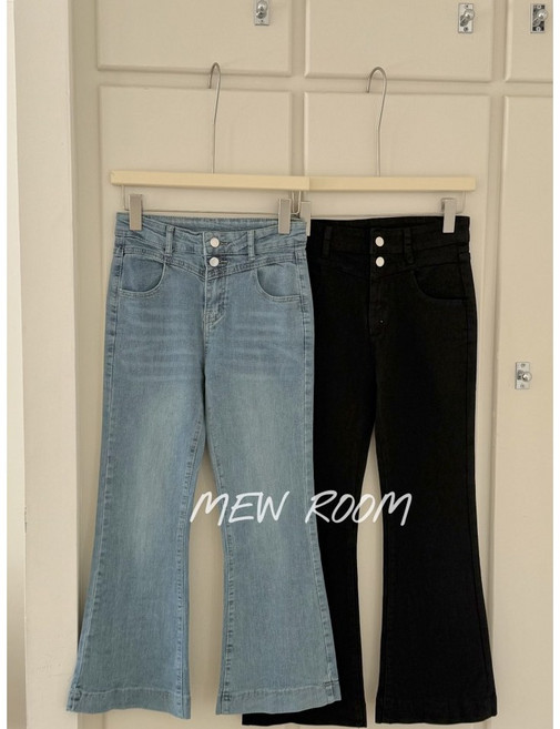 MEW ROOM 微喇叭彈性牛仔褲