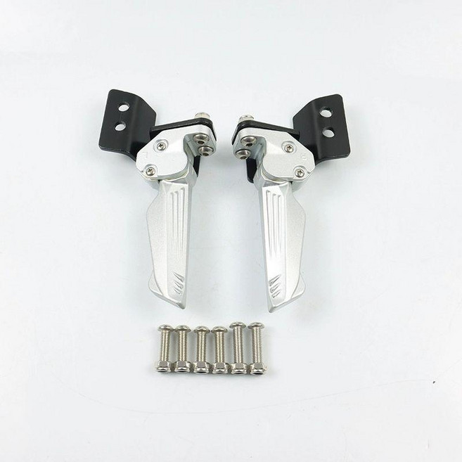 혼다 엘리트125 후면 페달 접이식 발판, 주의 발판은 스탠드 설치 후 장착 가능, 기본 모델명/품번