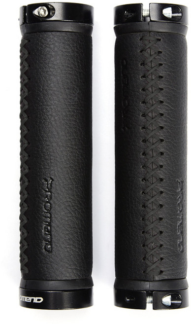 자전거 MTB 핸들 그립 손잡이 바엔드 락그립, 일자형, 블랙, 1세트