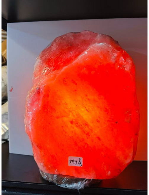 麗玫 37kg 鹽燈 寬31高45cm, 搭配開關電線