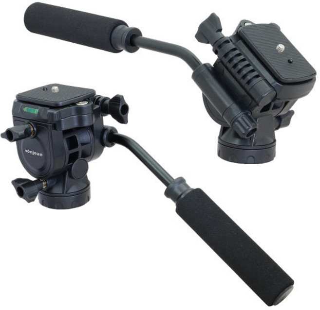 아트박스/본젠 VD-605 비디오 카메라 삼각대 3way 헤드, 1개