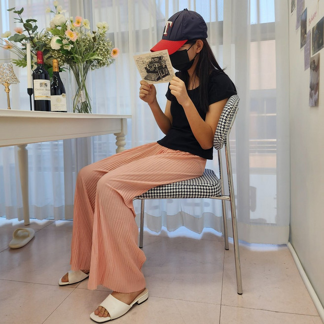 아트쉘 스판 쿨링 밴딩 팬츠 아이스 냉장고 바지