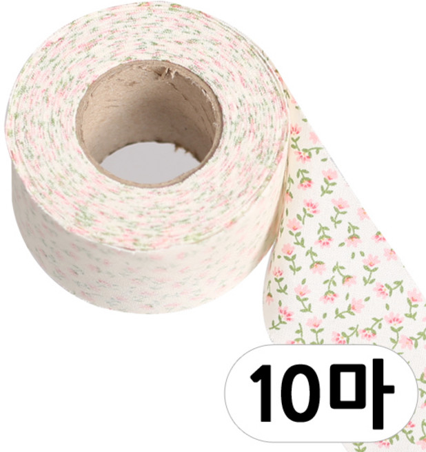 [모핸] 4cm 바이어스 테이프, 샐리-핑크, 1개