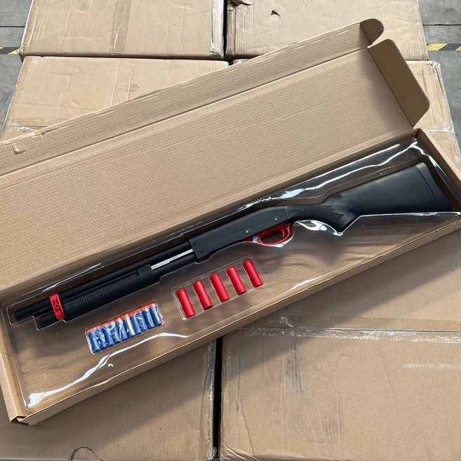 M870 레밍턴 탄피배출 샷건 에어소프트건 에어코킹건 AKA R1, 1개, 870 롱 블랙