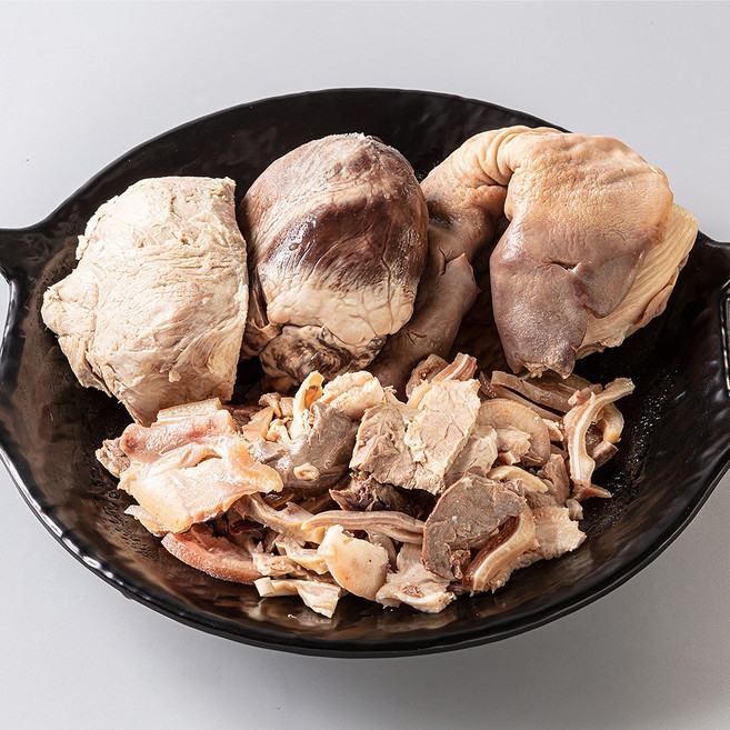 병천 황토방 돈내장 슬라이스 국내산 돼지 머릿고기 국밥용, 1개, 1kg