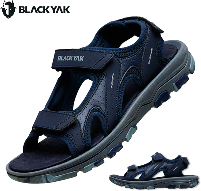 블랙야크 칼리토 4 남성 다이얼 여름 스포츠 트레킹 샌들 네이비 ABYSHMU002