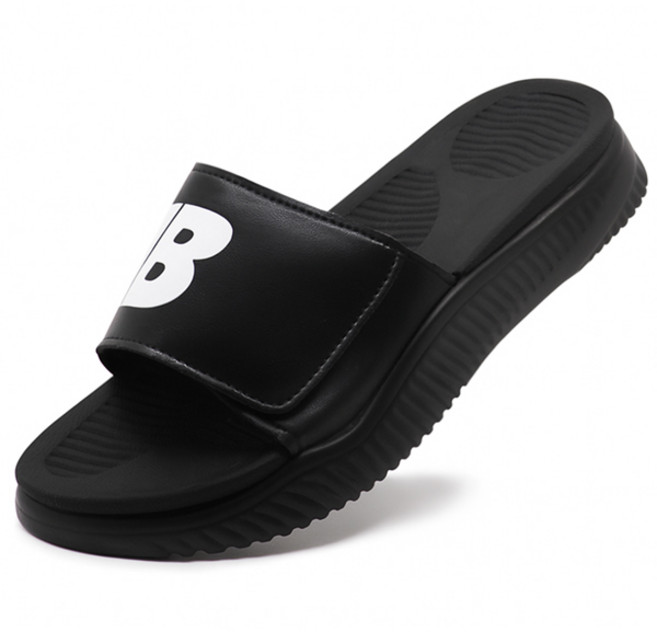 에스비피 남녀공용 푹신한 이중쿠션 남성 여성 벨크로 쿠션 슬리퍼 빅사이즈 사무실화 KS015