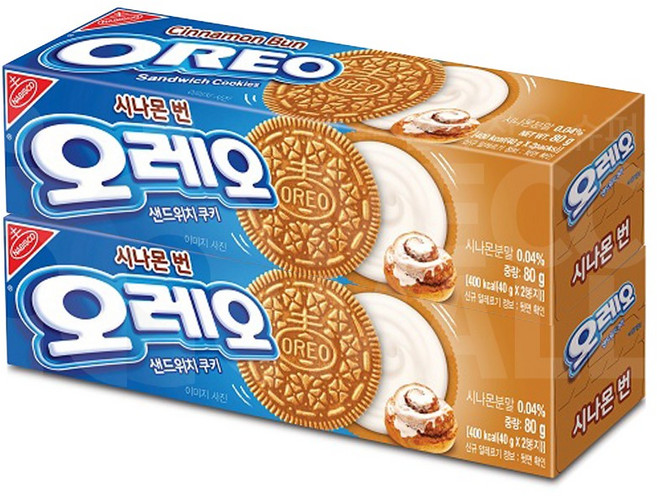동서식품 오레오 시나몬 번, 2개, 80g