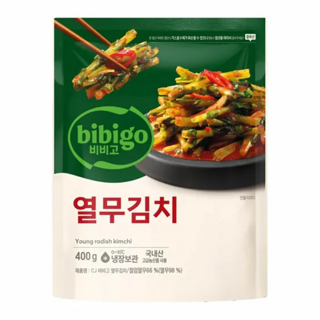 비비고 cj 열무김치 400g, 1개
