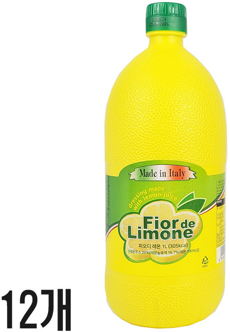 피오디 레몬 농축액, 1L, 12개