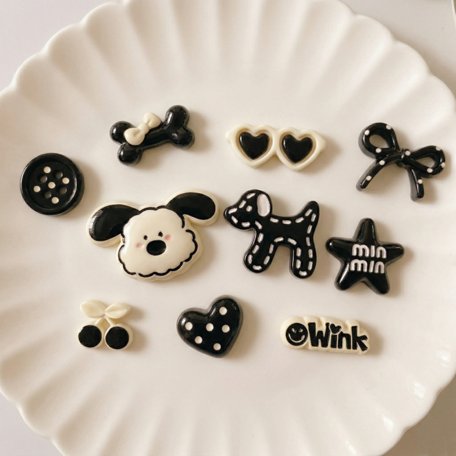 땡스스토리 큐티 강아지 악세사리 파츠 10P