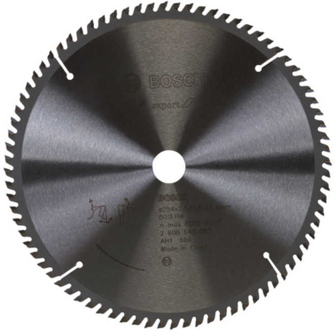 보쉬 목재용 팁쏘 216mm x 2.5mm 8 1/2x80T C5064942, 1개
