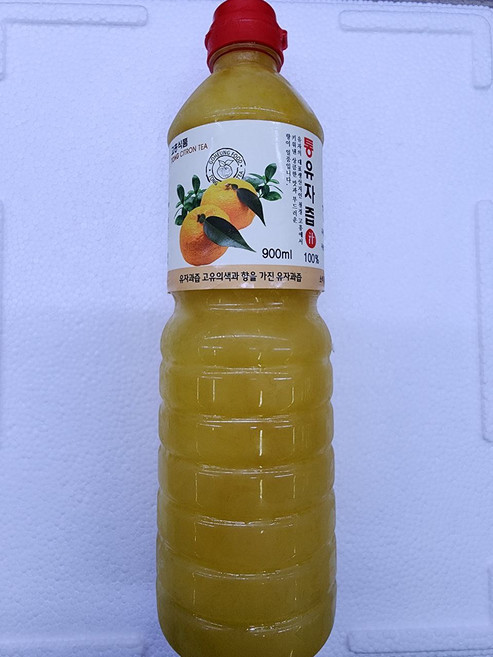 고흥식품 100% 냉동 유자원액 유자즙, 1L