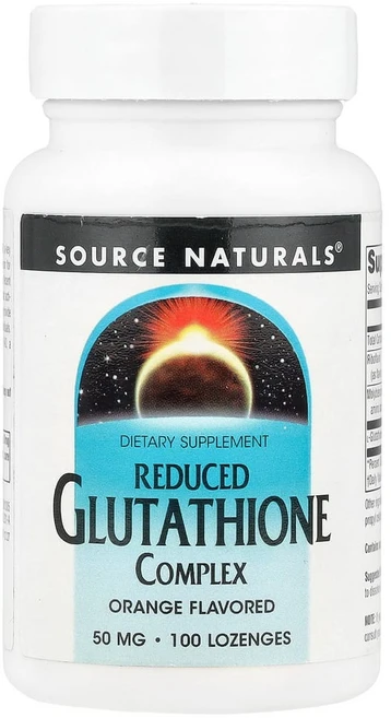소스네츄럴스 환원형 글루타치온 컴플렉스 오렌지 50mg 사탕 100정, 1개 - 쿠팡