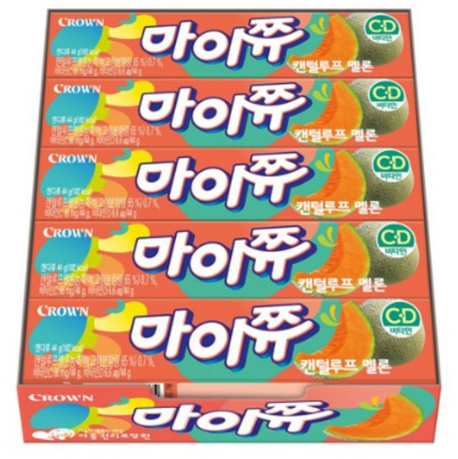 마이쮸 켄털루프 멜론, 44g, 15개