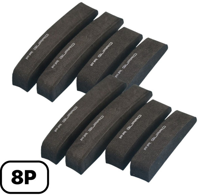 데일블룸 자동차 차량 문콕방지 스펀지 도어가드, 2세트, 블랙