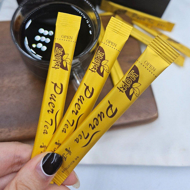 뱃살 타파! 갈산 14배 마시는 지방 흡수 억제제 '보이차' 스틱 (b20), 1세트, 50개입, 500mg