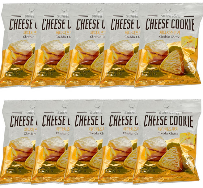 스위토리 체다치즈 쿠키 60g, 10개