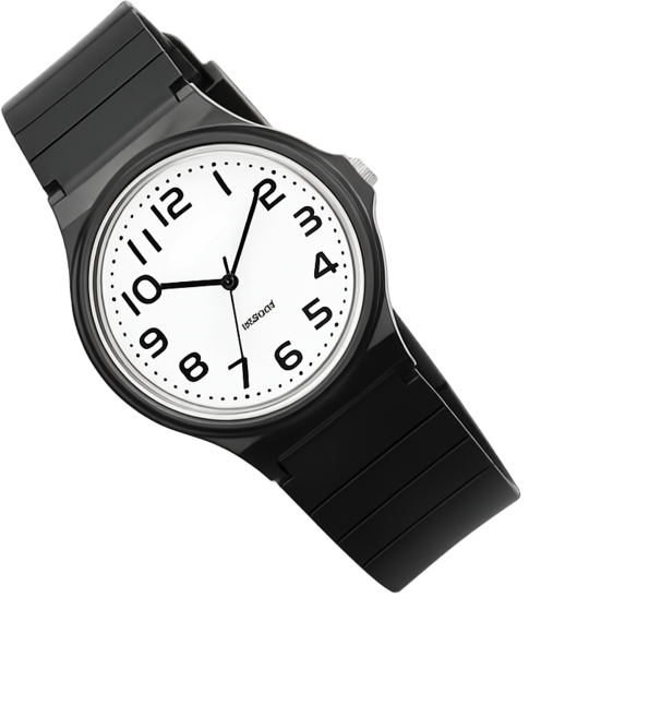 TM 터치미 럭키7 30m방수 수능시계 아나로그 고급선물박스 저소음 큰 숫자 21g 경량