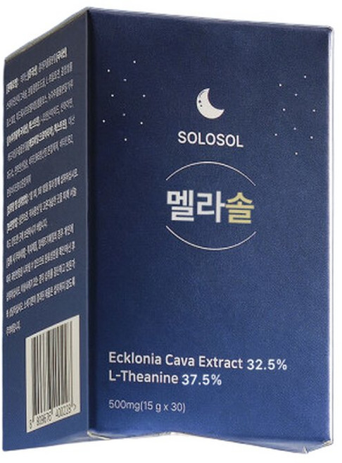 멜라솔 L테아닌 감태추출물30정 1개, 30정