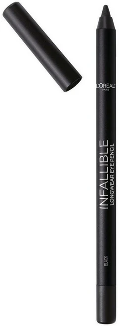 로레알파리 인펠러블 프로라스트 워터프루프 펜슬 아이라이너, 로레알 워터프루프 펜슬 아이라이너 - 블랙, 1개, 블랙 - 쿠팡