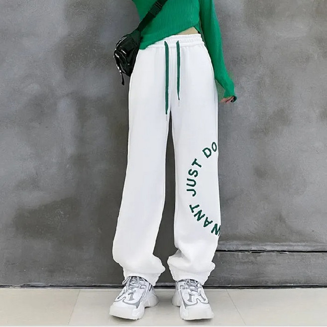 이지로지엑스 루즈핏 와이트 힙합 댄스바지 트레이닝 팬츠 패션 캐주얼 재즈 댄스하의