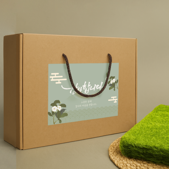 서산 자연산 생감태 + 구운조미감태 혼합 명절선물세트 답례품, 1박스, 8세트 (160g내외)