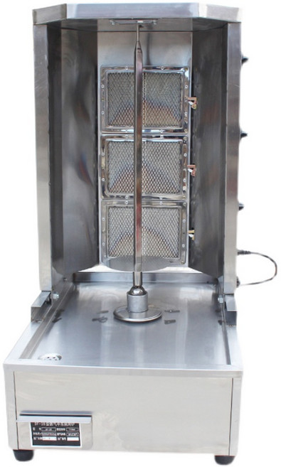 케밥 기계 그릴 구이 업소용 통닭 터키식 회전식 휴게소 바베큐 철판, A. 2구+유리 도어