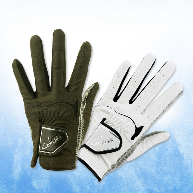 [트리노바] 기능성 골프장갑 남성용(한손)_T5209, 화이트/왼손착용25