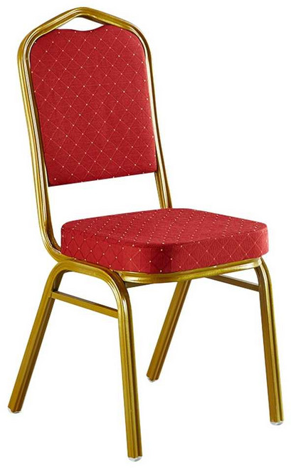 웨딩 의자 식당 호텔 연회장 하객 전시장 철제 행사장 사각 라운지, 8. 레드 벨벳, 1개