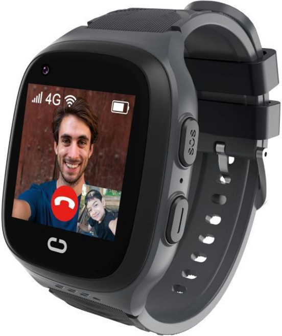 4G 키즈 스마트 워치 소년 GPS 트래커 및 비디오 호출 휴대폰 시계 5-12세 방수 원키 SOS 통화 음성 채팅 카메라 알람 터치스크린 키즈용 워치블랙, Black, Black