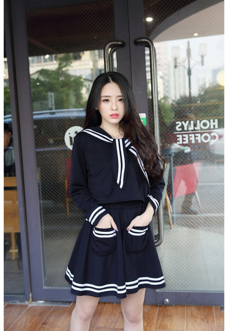 日系海軍學院風水手服套裝