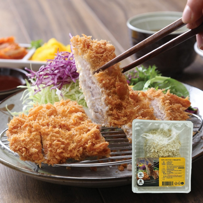 [멘동]국내산 생냉장 통돈육 프리미엄 등심돈까스, 1개, 500g