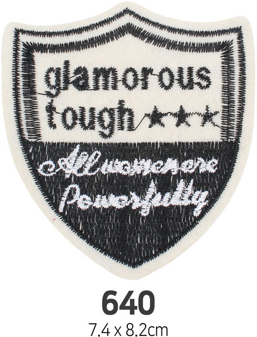 와펜 DIY 자수 패치 와펜모음 열부착식와펜, 4개, 와펜 패치 640번