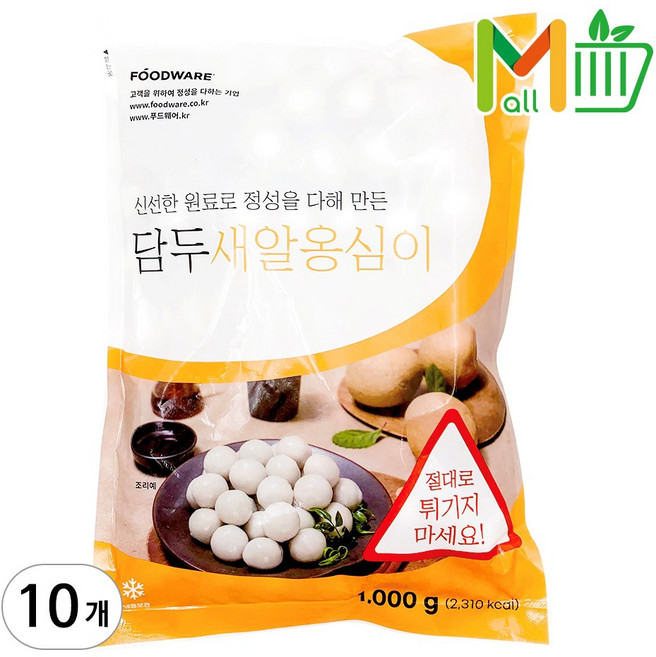 +담두 새알옹심이만두 1kg x10봉, 10개